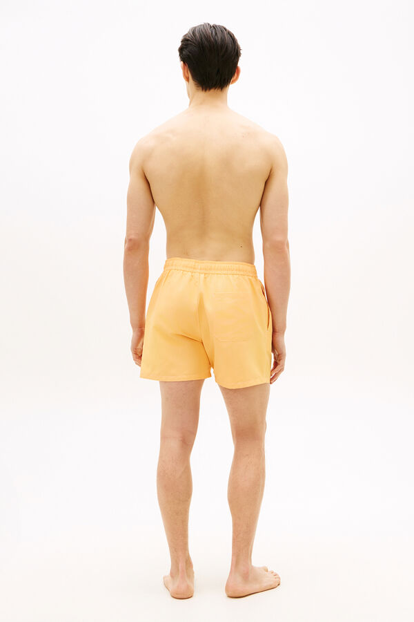 Tommy Hilfiger Embroidered flag men's swimwear red