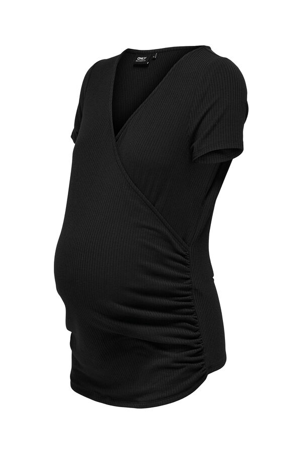 Womensecret V-neck maternity top fekete