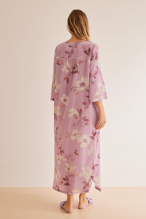 Womensecret Kaftan haljina s cvjetnim uzorkom S uzorkom
