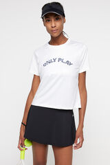 Only Play Cropped T-shirt Wei&szlig;