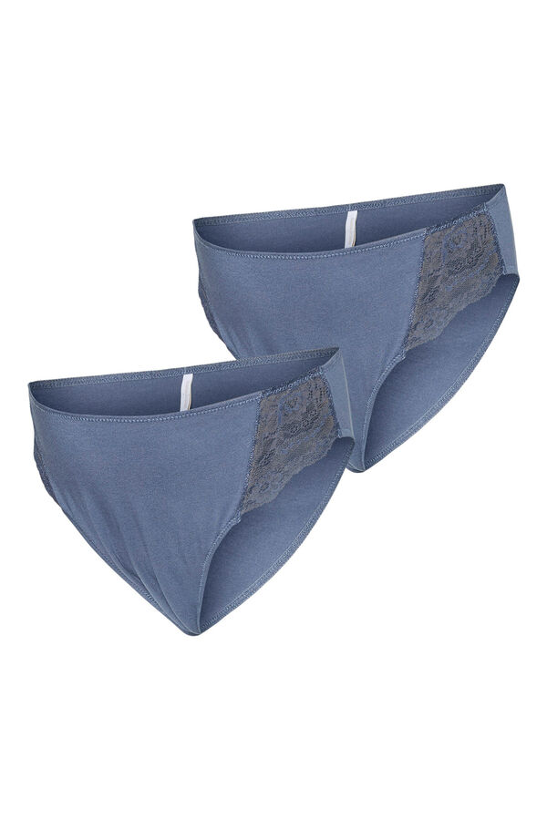Mamalicious Pack 2 Bragas maternity  azul