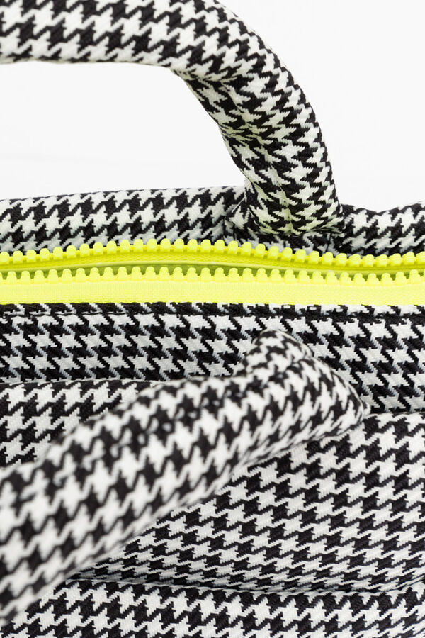 Mr. Wonderful Bolso peque&ntilde;o pata de gallo - Wonderful & iconic estampado