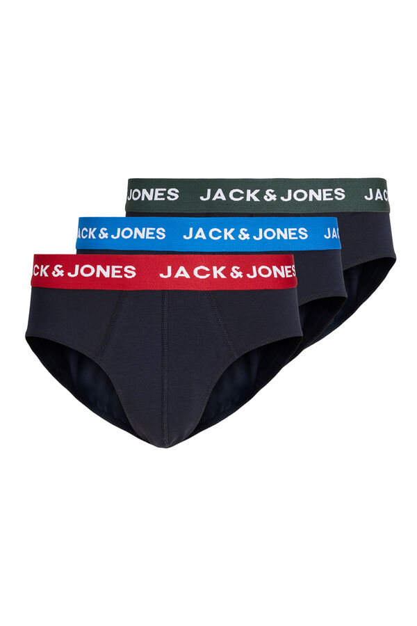 Jack & Jones Pack of 3 cotton briefs blue