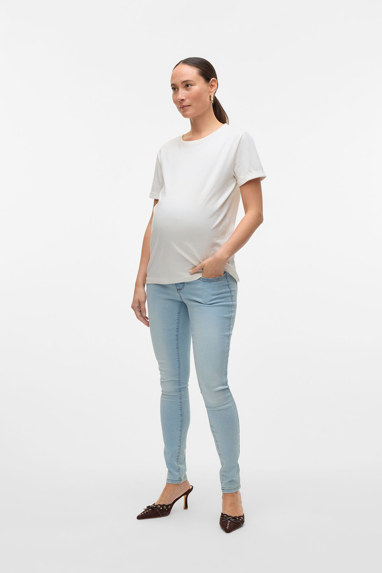 Embarazo Jeans Blancos Premama Ropa Premamá Vaqueros Embarazada Zara Jeans  Para Embarazadas Zara Top