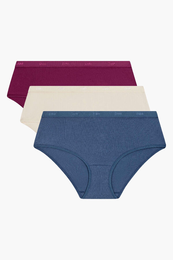 DIM Pack de 3 culottes en varios colores estampado