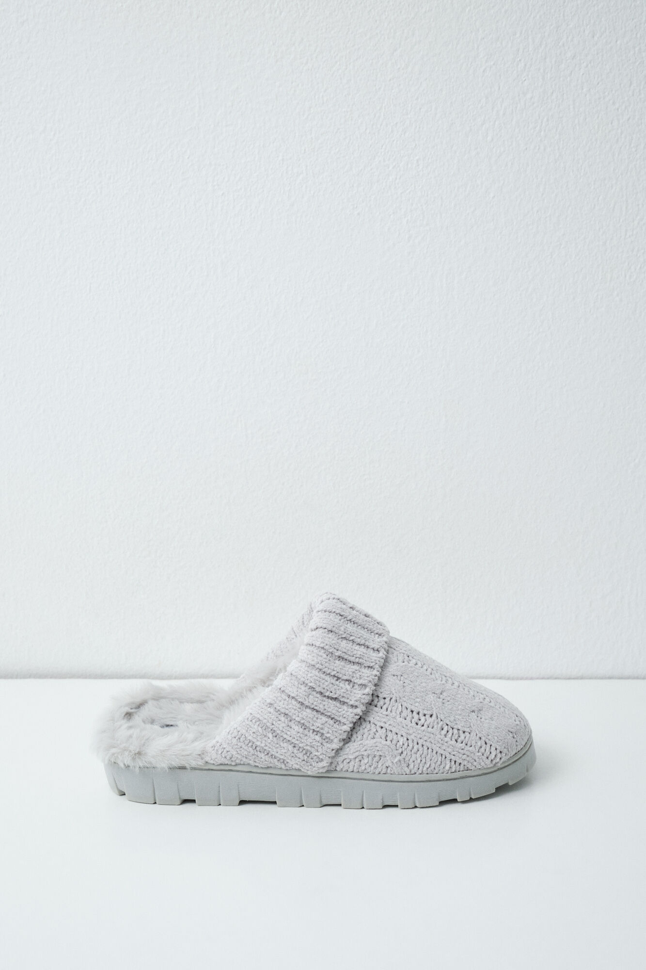 Women'secret Zapatillas casa punto gris