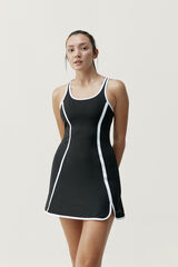 Womensecret Dress Laver Black/Off White black