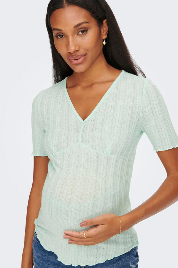 Womensecret V-neck maternity top bleu