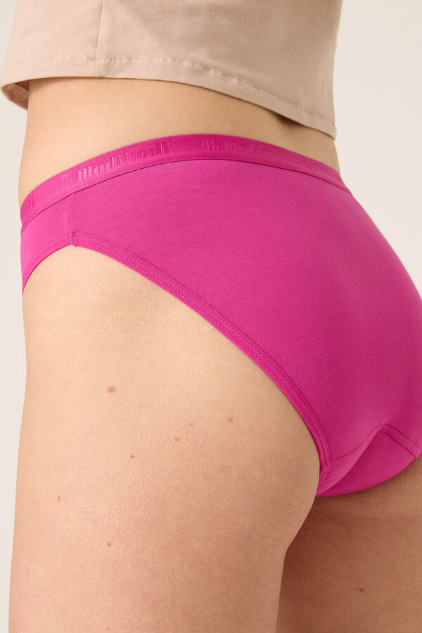 Cueca menstrual clássica bambu Spring Pink absorção Leve Moderada, Cuecas  de mulher