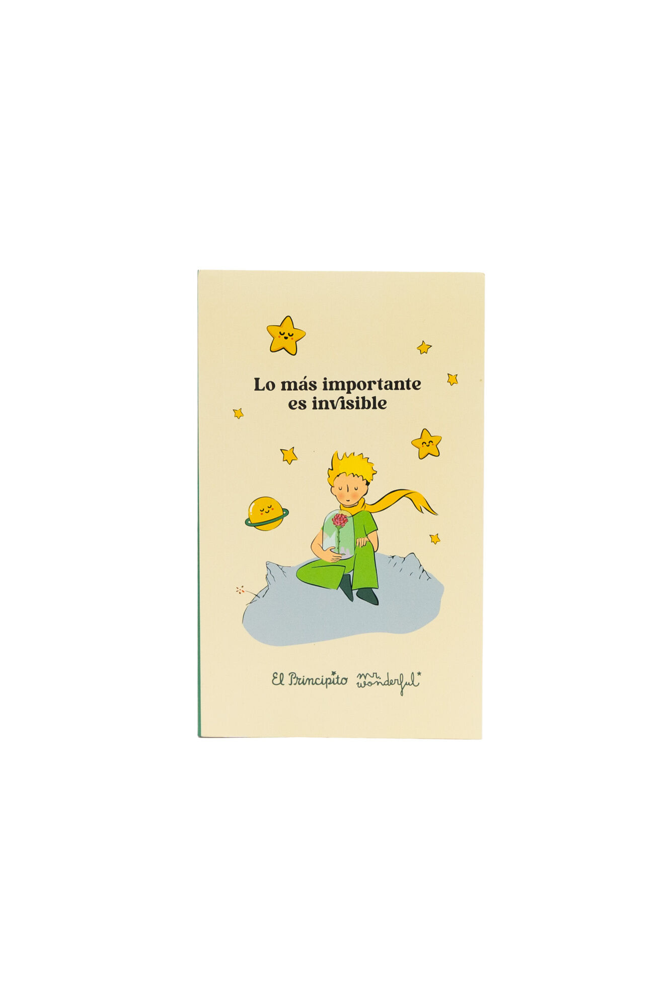 Mr. Wonderful Libreta tipo bloc El Principito - Lo m&aacute;s importante es invisible
