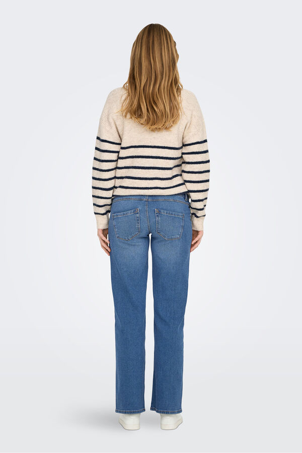 Only Maternity Jeans wide leg maternity azul