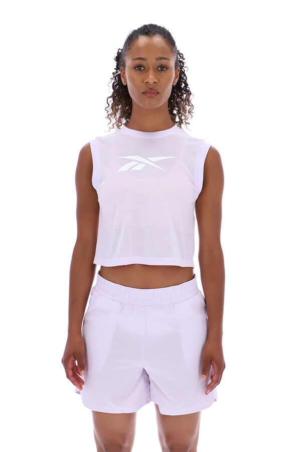 Reebok Camiseta deportiva corta Monica Reebok  morado/lila