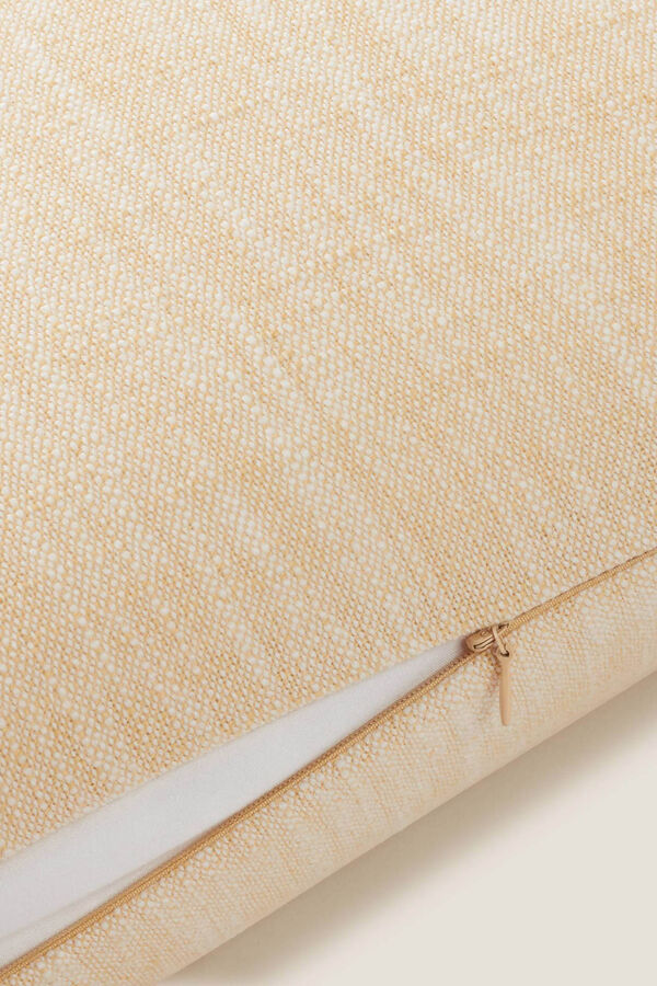 Womensecret Linen-effect cotton cushion cover imprimé