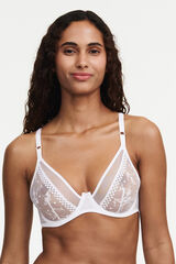 Womensecret Underwired embroidered bra blanc
