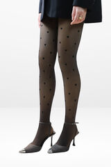 Ivette Bridal Double Layer Opac Panty 85Dn Velvet Fantasy black