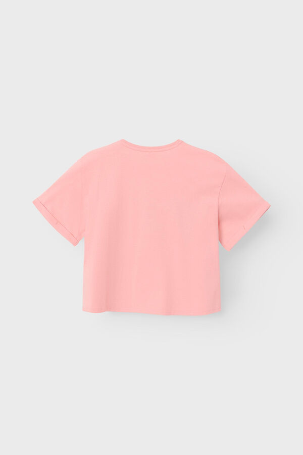 Womensecret Camiseta niña HAPPY pink