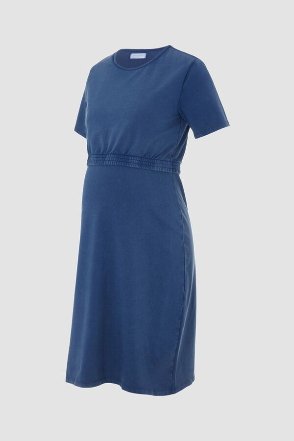 Womensecret Dual function midi maternity dress blue
