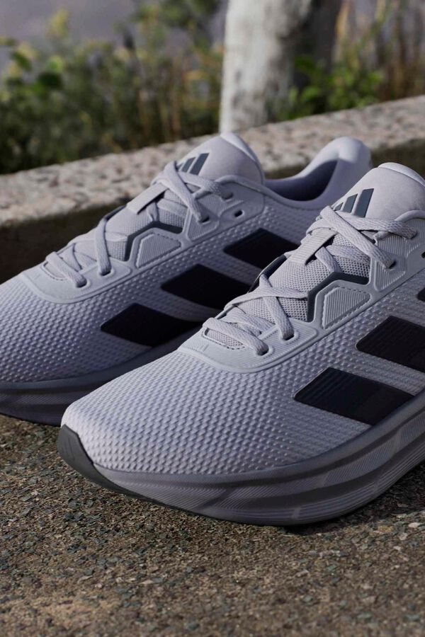 Adidas Galaxy 7 3-stripe running trainers grey