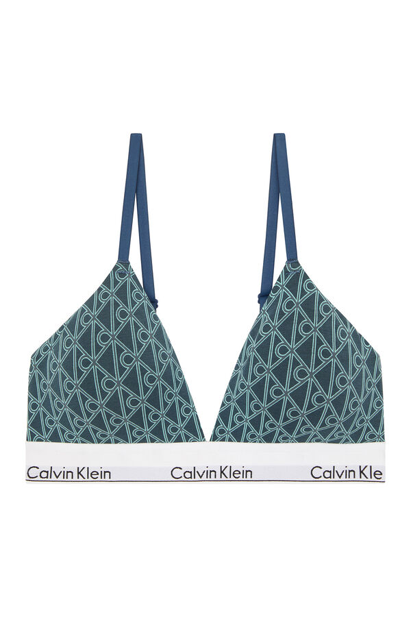 Calvin Klein Sujetador tri&aacute;ngular estampado