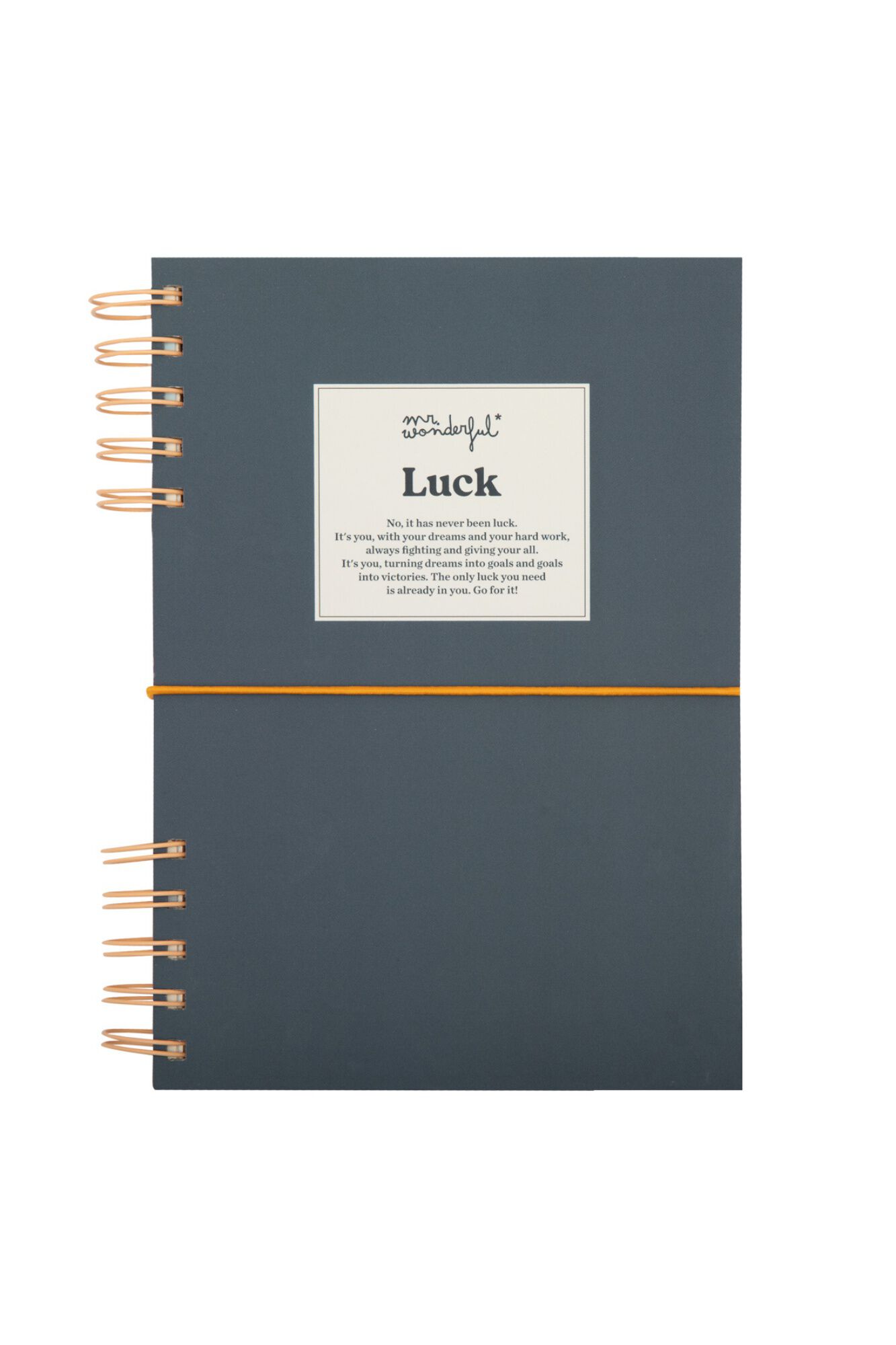 Mr Wonderful A5 cuaderno de notas - Luck
