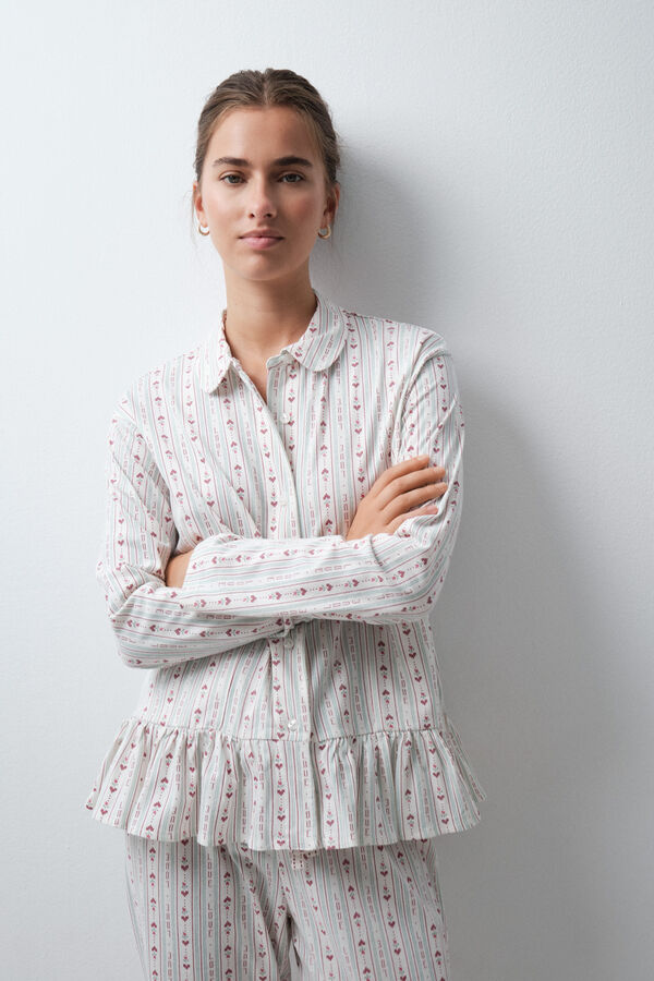 Women'secret Snoopy hearts classic pyjamas printed
