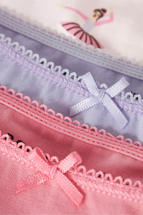 Name it 3-pack ballet-style panties pink