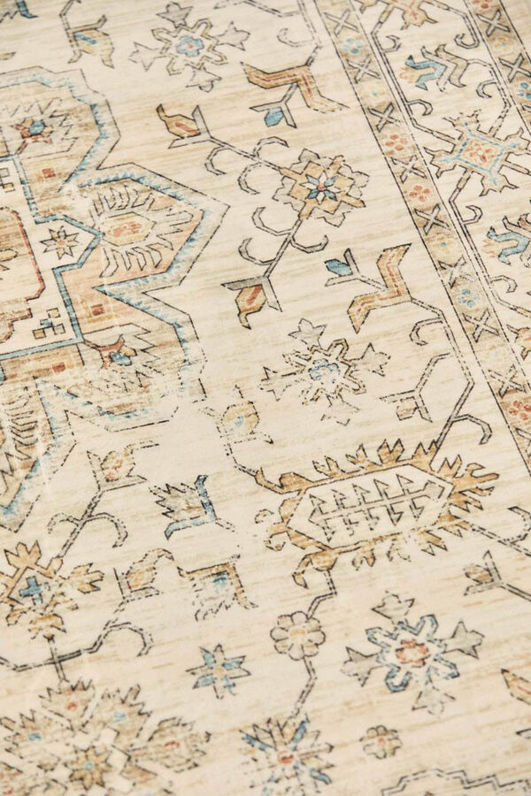 Calma House Alfombra lavable con antideslizante Atenea beige