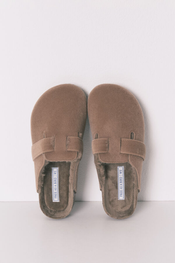 Women'secret Brown bio slippers nude