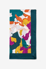 Womensecret Printed chiffon scarf zöld