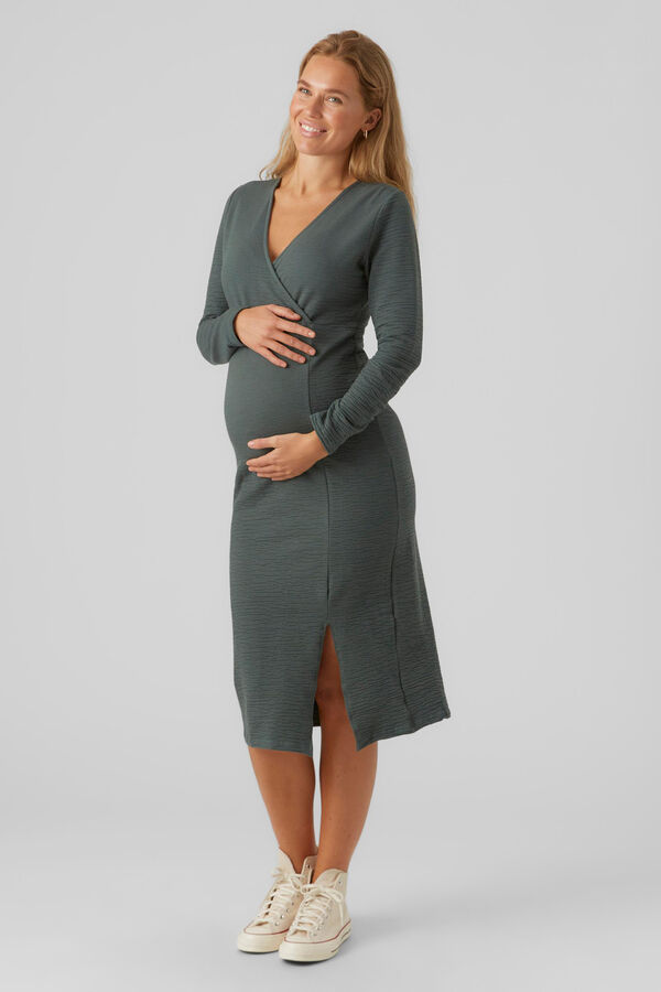 Womensecret Midi maternity dress vert
