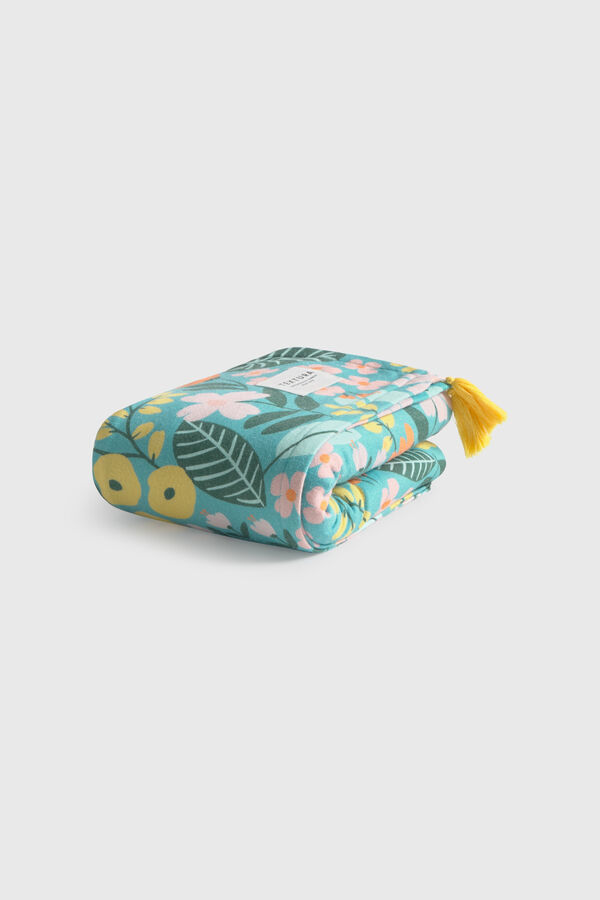 Textura Strandtuch aus Web- und Frotteestoff mit Print