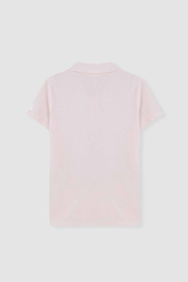 Womensecret Essential pink contrasts polo shirt rose