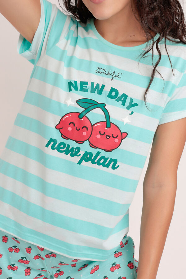 Mr. Wonderful Neway new plan Mr Wonderful short pajamas blue