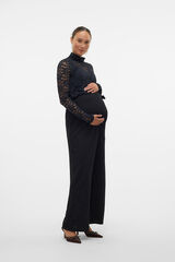 Mamalicious Rollkragen aus spitze maternity Schwarz