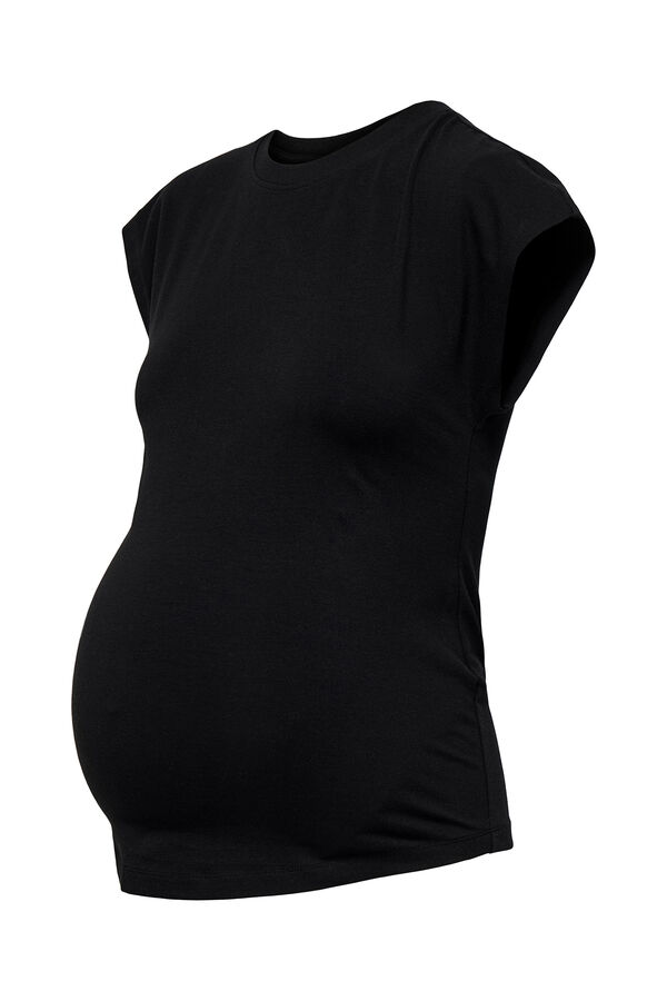 Only Maternity Black maternity sleeves maternity t-shirt black