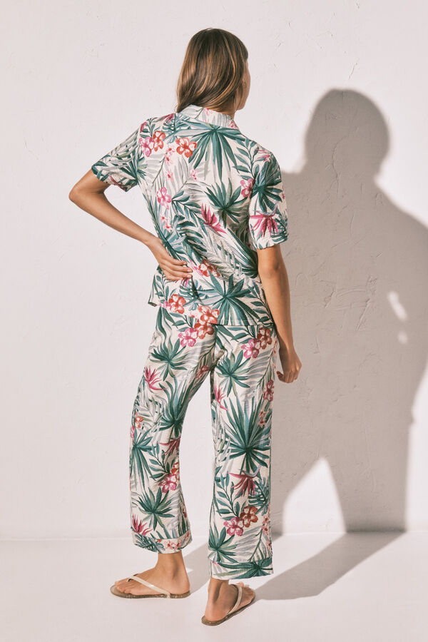 Women'secret Kapri ko&scaron;ulja pidžama Zelena