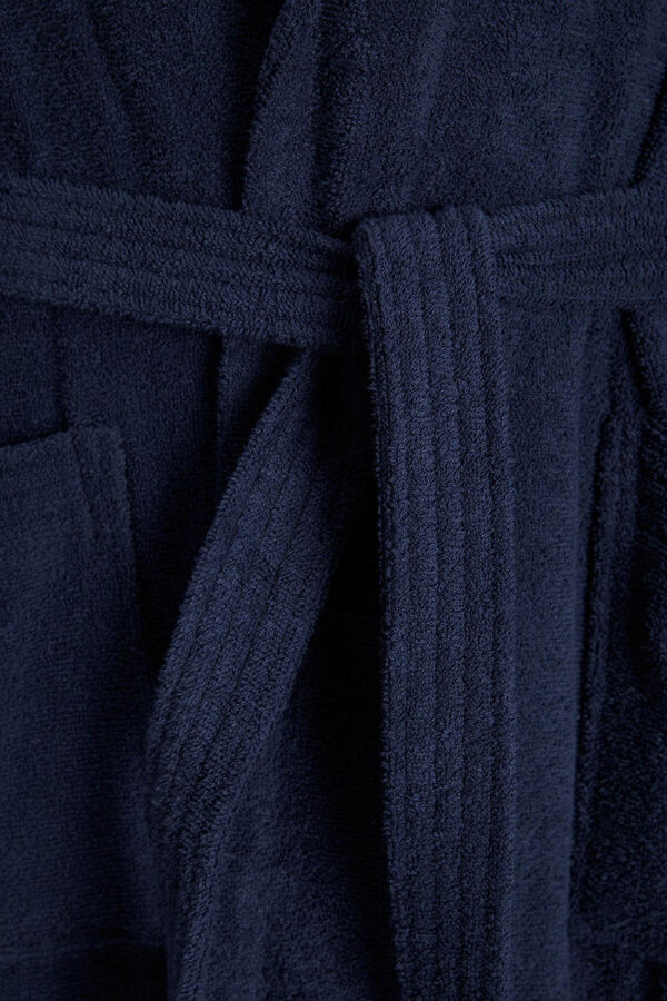Womensecret Cotton bathrobe bleu