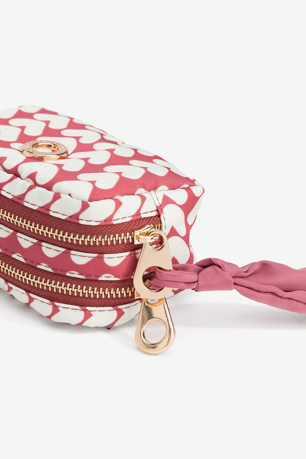 Vilanova Bolsita Estampada de Corazones rojo