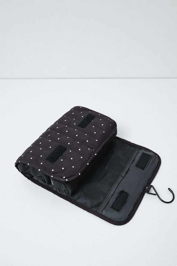 Women'secret Black polka-dots vanity case wallet pack black