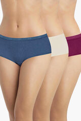 DIM Pack de 3 culottes en varios colores estampado