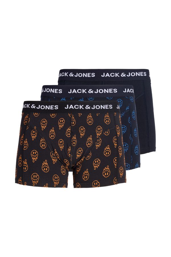 Jack & Jones Pack of 3 cotton boxers black