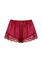 Dorina Short satinado Lyra burdeos