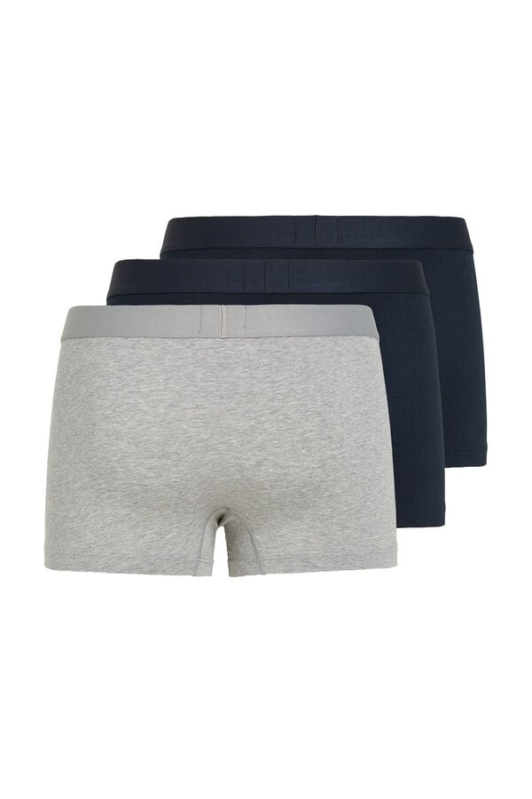 Womensecret Pack de 3 boxer tipo trunk, com uma confortável cintura elástica no tom e detalhes distintivos da Tommy Hilfiger, proporciona um toque inovador à tua coleção de roupa interior. estampado
