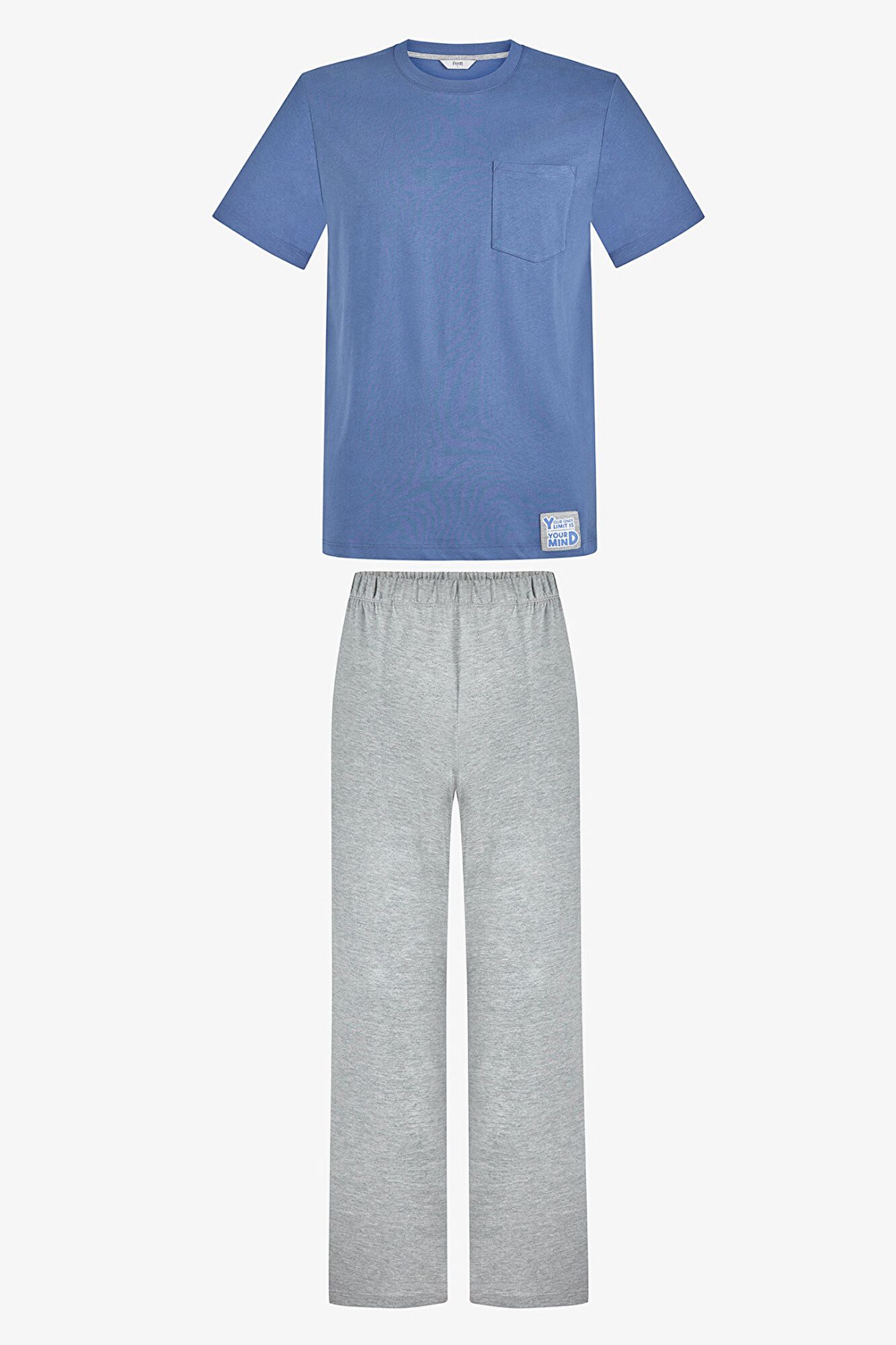 Penti Conjunto pijama comprido manga curta liso