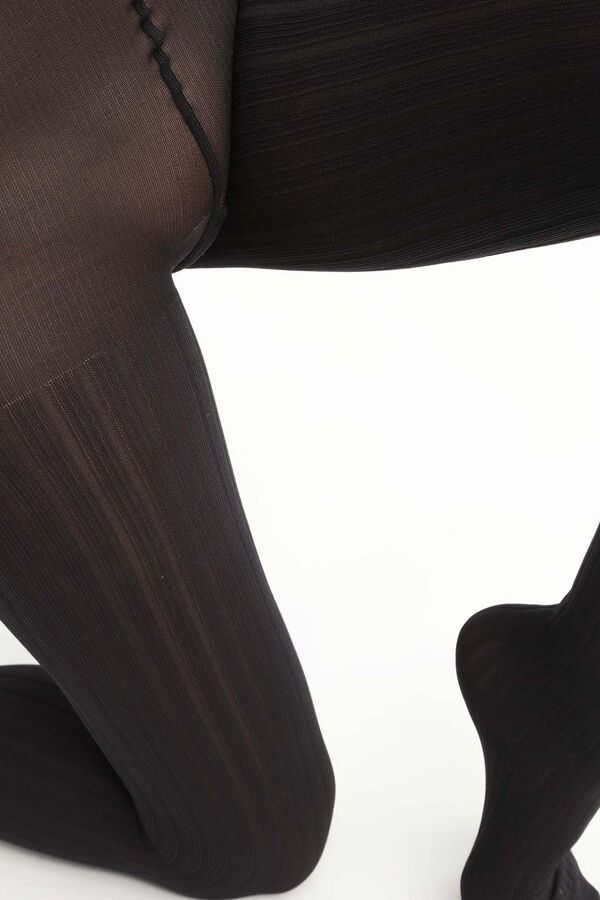 DIM Medias Fantasia Style Le Ruban - Negro negro