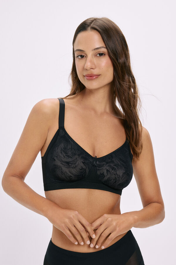 Selene Non-wired bra Crna