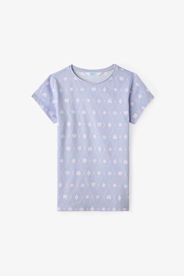 Penti Pack 2 pijamas infantiles diamantes morado/lila