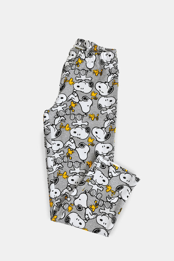Admas Pijama Ni&ntilde;a Snoopy Funny gris