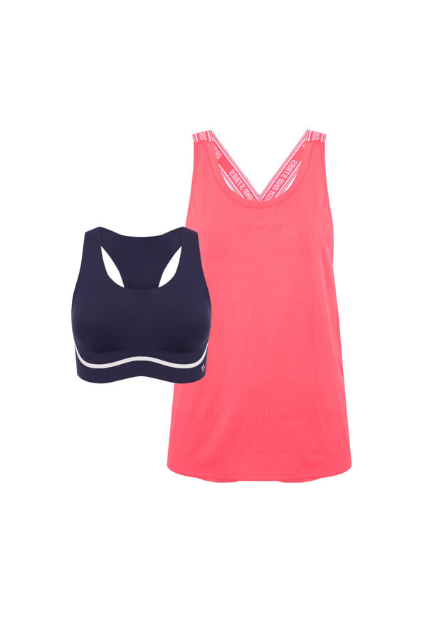 Womensecret Conjunto de sujetador y camiseta 