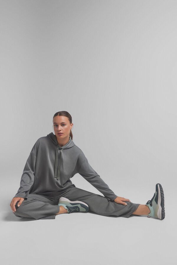 Womensecret Black, sweatshirt and pants set 